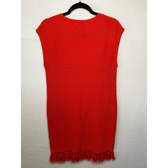 Seafolly Australia Knit Cover Up Dress - Orange/Red - Small - Picture 3 of 3